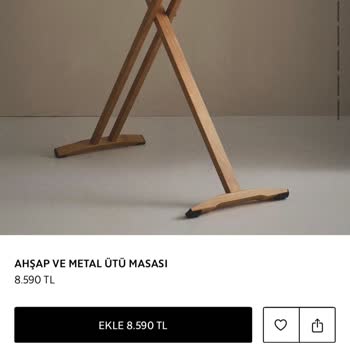 Zara Home’dan Defolu Ütü Masası Kılıfı, Acil Değişim İstiyorum
