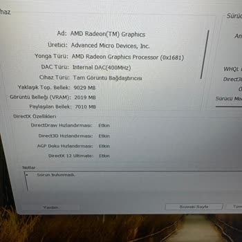 Ekran Kartsız Model Gönderildi, Hızlı İade Ve Düzeltme Talebi