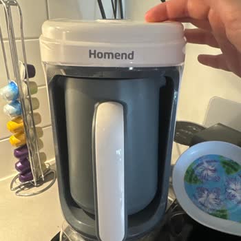 Homend Kahveyi Sürekli Köpüksüz Yapıyor