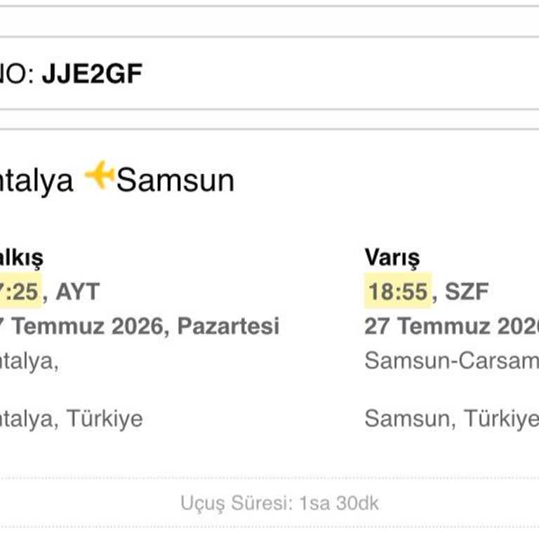 Sunexpress Bilet Tarih Değişikliği İçin Beklenmedik 2.200 TL Ceza Ve Müşteri Mağduriyeti