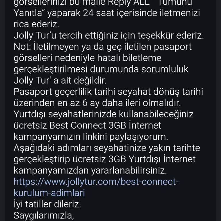 Ücretsiz ESIM Hediye Edilmedi, Jolly Ve Best Connect’tan Yanıt Gelmedi