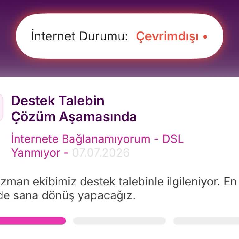 TurkNet VDSL Bağlantı Kopmaları Ve Destek Erişimi Sorunu