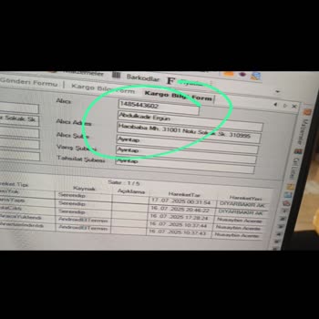 Teslim Edilmemiş Kargo Ve Yanlış Alıcı Bilgisi