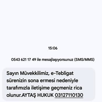 Sahte Hukuk Bürosu SMS’leriyle Kişisel Verilerin İzinsiz Kullanımı