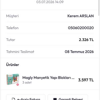 Sipariş Hazırlanıyor’da Kaldı, Teslim Edilmedi Ve Hemen İade Talebi