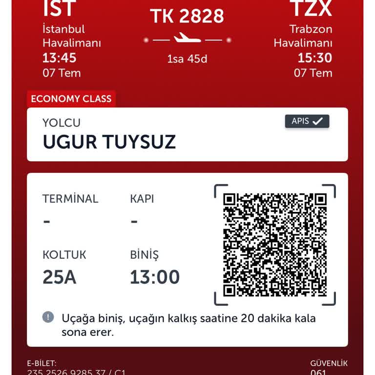 Uçağa Varınca Biletimin Başkasına Satılması Ve Cevapsız Yardım Çağrıları