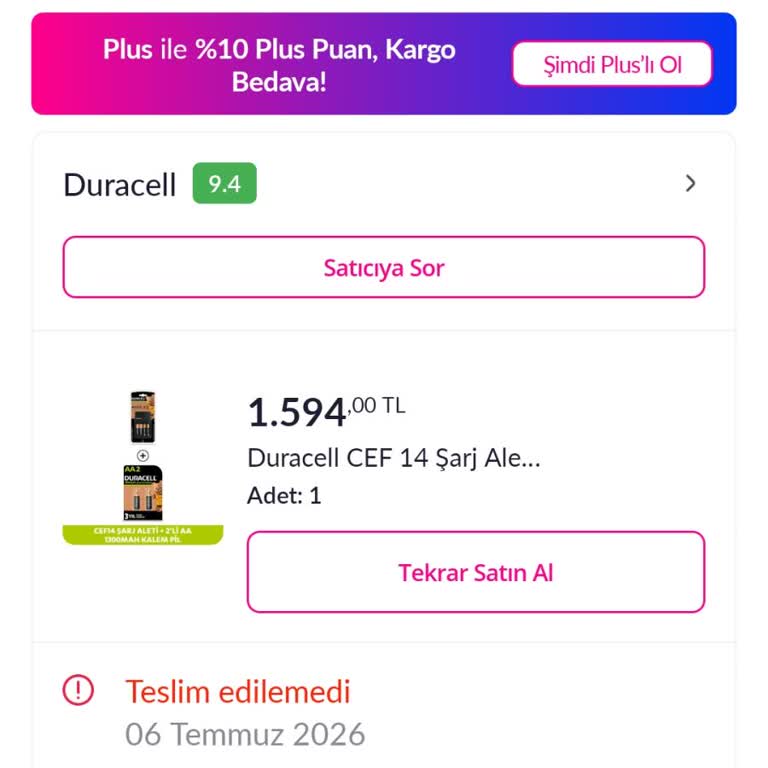 Kargo Teslim Edilmemesine Rağmen İadenin Aylarca Gecikmesi