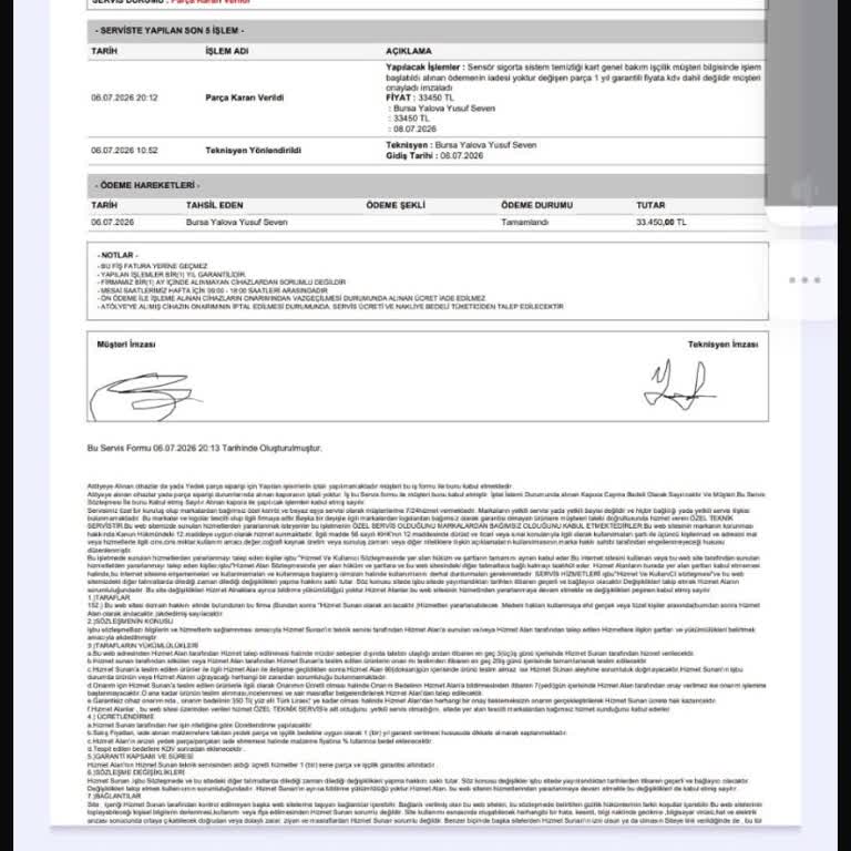 33.000 TL Ücretli Beko Buzdolabı Servisinde Parça Değişimi Olmadan Temizlik