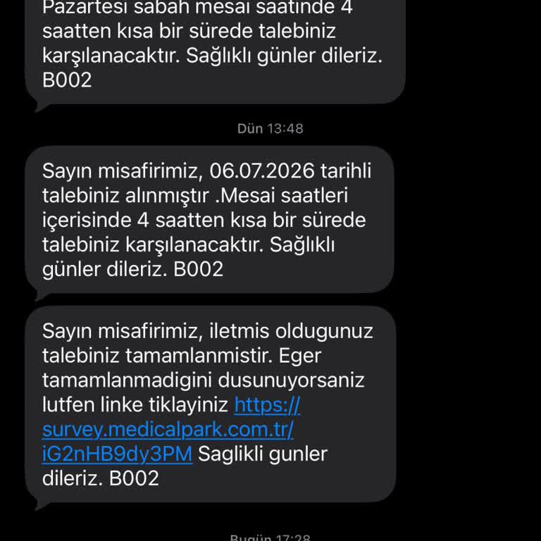 Acil MR Randevu Talebine Yanıt Gelmemesi