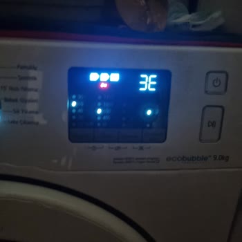 Samsung Eco Bubble 9 Kg Çamaşır Makinesinde Sürekli 3E Hatası Ve Ücretsiz Onarım Talebi