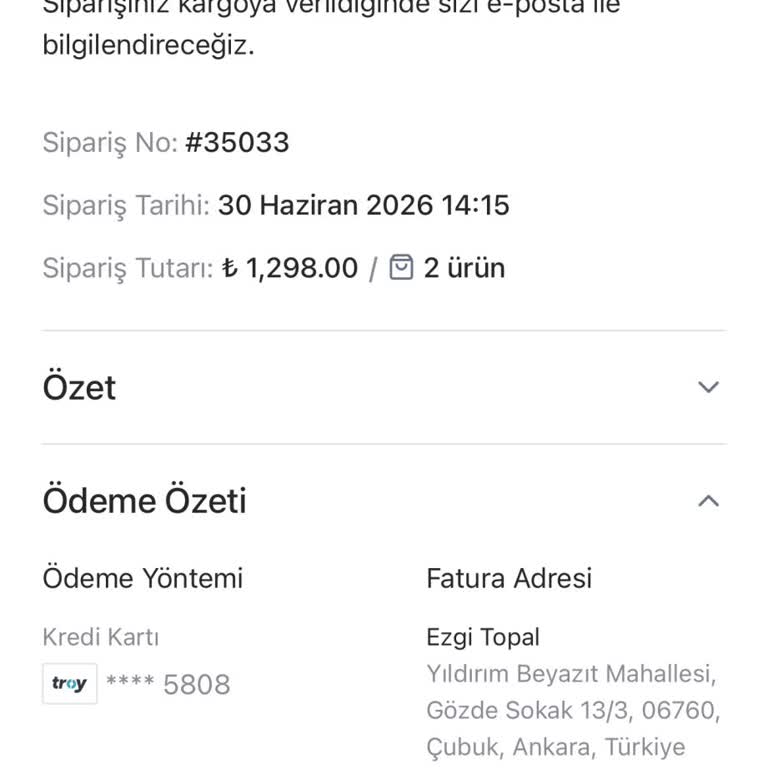 Kargoya Verilmeyen Sipariş, Yanıtsız Müşteri Hizmeti Ve İade Talebi