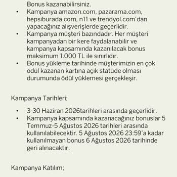 Garanti Bankası BonusFlaş Kampanyasında Bonus Yüklenmemesi