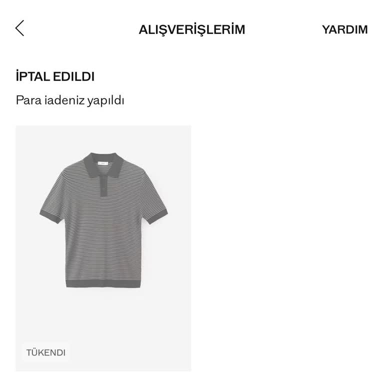 Mango Uygulamasında Siparişin Açıklamasız İptali Ve Bilgilendirme Eksikliği