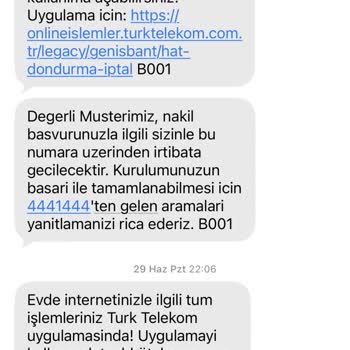 İnternetsiz Kalan Müşterinin Haksız Faturası Ve Nakil Talebi İptali