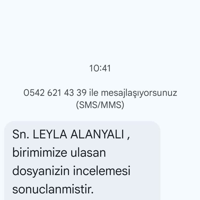 Şüpheli Hukuk Ofisi Mesajı Ve Telefon Aramasına Cevap Bulunamaması