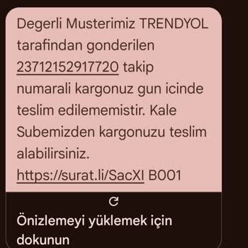 Kargo Teslim Edilmedi, Dağıtım Alanı Dışı Gerekçesi Reddedildi