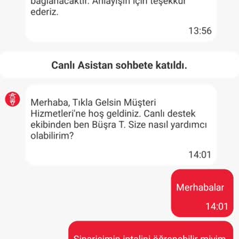İptal Nedeni Belirtilmeyen Sipariş Ve Yetersiz İletişim