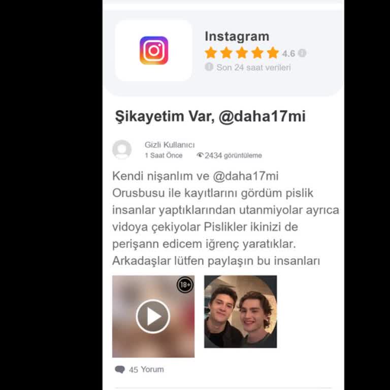 Instagram'da Kişisel Bilgilerimin Ve İftiraların Acil Kaldırılması Talebi