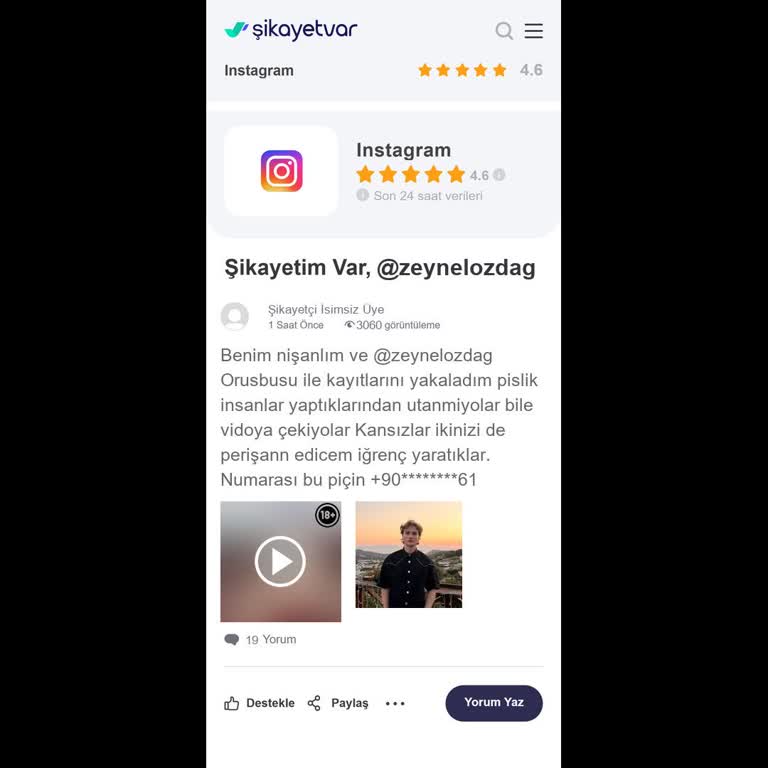 İftira Ve Kişisel Bilgilerimin Açıkça Paylaşılması