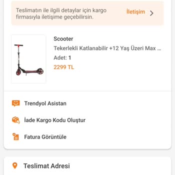 İptal Bildirimi Yapılmadan Siparişin İptali Ve Bölge Dışı Teslimat Sorunu