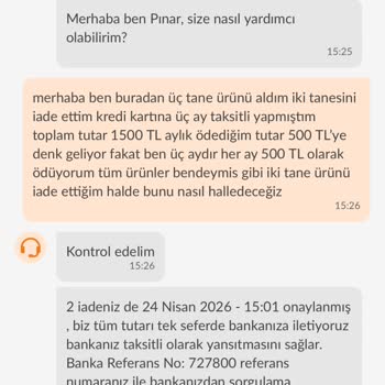 Akbank'tan 984 TL İade Hesaba Yansımıyor