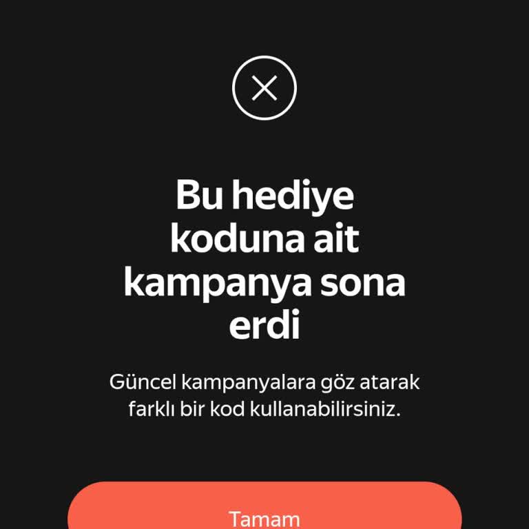 Bitmiş Kampanyadaki Haklar Kullanılamıyor Ve Yeni Hediye Kodu Eklenemiyor