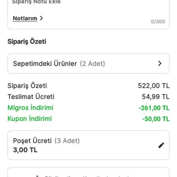 Migros Hemen Uygulamasında Yanıltıcı 2 Al 1 Öde Kampanyası Ve Tam Fiyat Tahsilatı