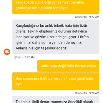 Migros Hemen Uygulamasında Yanıltıcı 2 Al 1 Öde Kampanyası Ve Tam Fiyat Tahsilatı