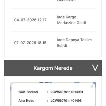 Teslim Edilemeyen Sipariş Ve İade Sürecinin İptali Talebi