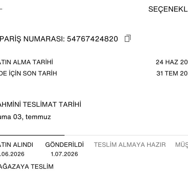 Zara Sipariş Gecikmesi Ve İade Talebi