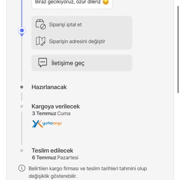 Vlog Kamerası Siparişimin Kargoya Verilmemesi Ve Müşteri Hizmetlerinden Yanıt Alamama