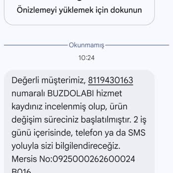 Garanti Kapsamındaki Buzdolabında Ürün Değişimi Reddedildi, Yetersiz Para İadesi Teklifi