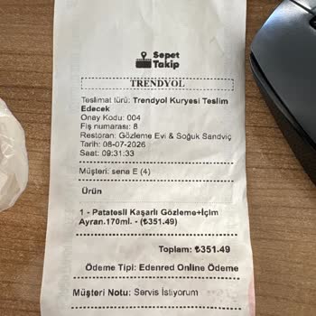 Uber Eats Yanlış Ürün Teslimi Ve İade Talebi