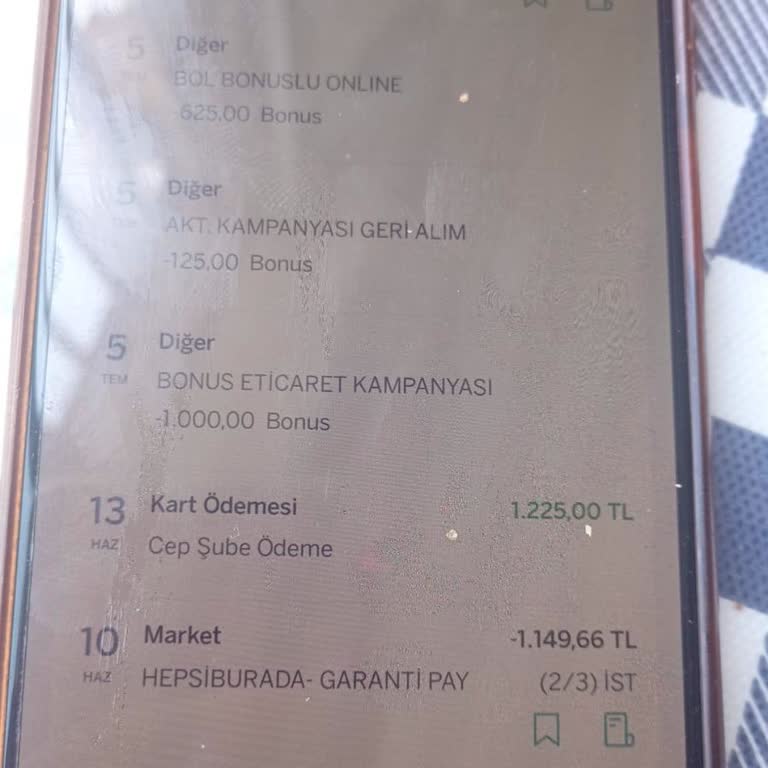 Garanti BBVA 1.750 TL Bonusunun Bildirimsiz Silinmesi Ve Yeniden Yüklenmesi