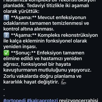 Kalça Protezi Dislokasyonu Sonrası Sosyal Medyada Başarı İddiasına Karşı Şikayet