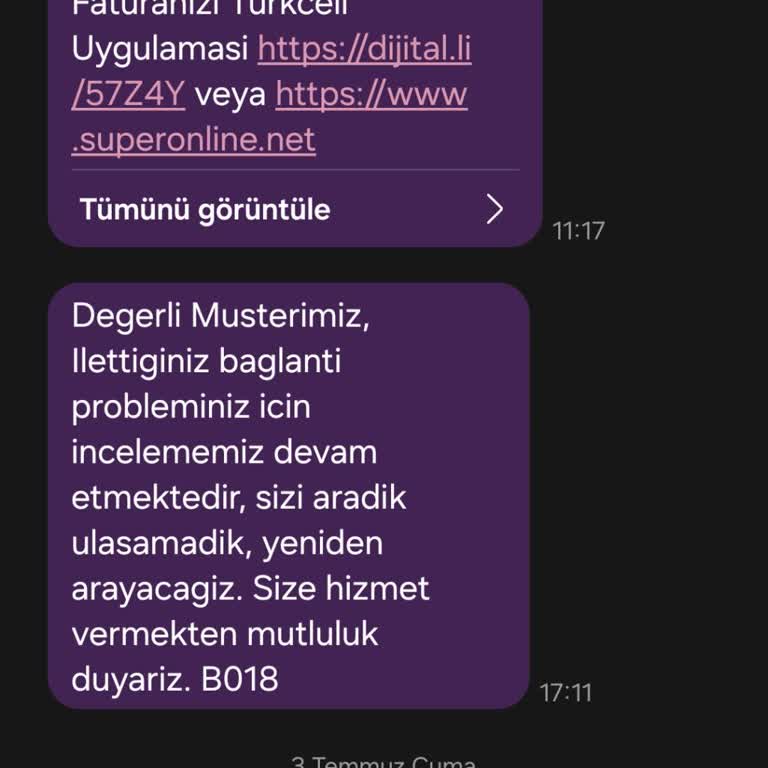 Superonline İnternet Kesintisi Ve Haksız Fatura
