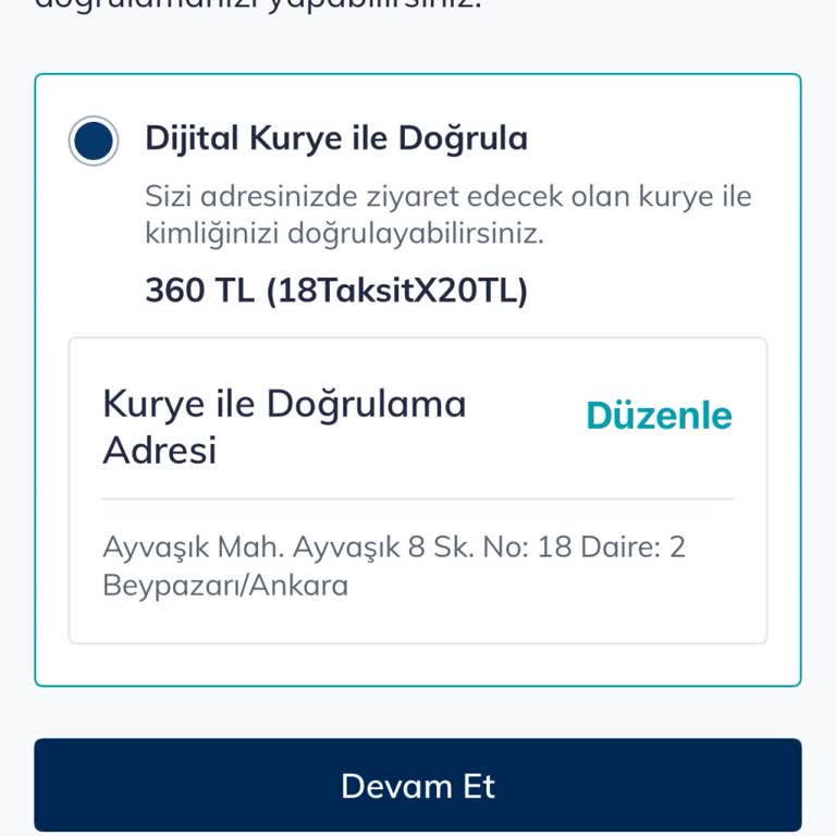 NFC Kimlik Okuma Sorunu Ve Ücretli Kurye Zorlaması