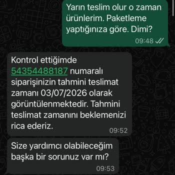 Siparişteki 5 Parfümün Silinmesi Ve Geri Ödeme Sorunu