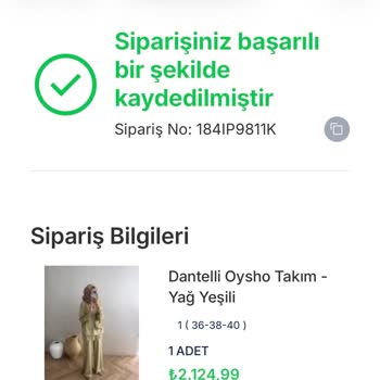 Merve Özen Tesettür Butiği Ürün Gönderimi Ve İade Sorunu