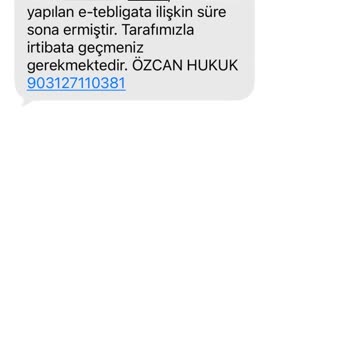 Özcan Hukuk’tan Gelen Sahte E Tebligat Mesajı Ve Kişisel Veri İhlali