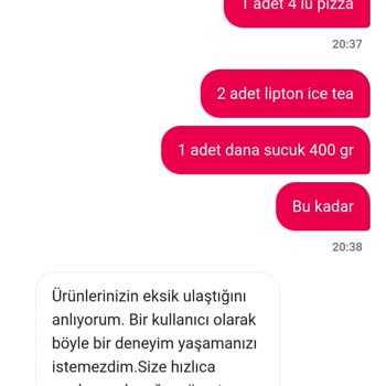 Eksik Ürün İadesi 10 Gün İçinde Gerçekleşmedi Ve Yanıt Alamadım