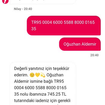 Eksik Ürün İadesi 10 Gün İçinde Gerçekleşmedi Ve Yanıt Alamadım