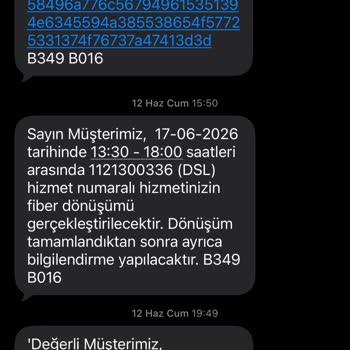 Fiber Dönüşüm Randevusunun Bildirimsiz İptali Ve Süreçteki Belirsizlik
