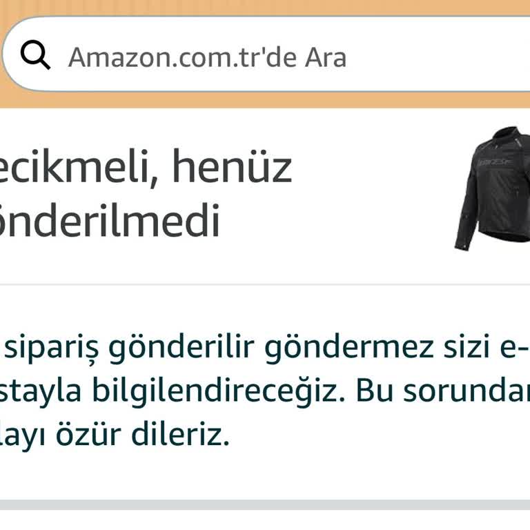 Amazon Prime 1 Günlük Teslimat Vaadi İhlal Edildi, Motosiklet Ceketi Haftalarca Bekletildi