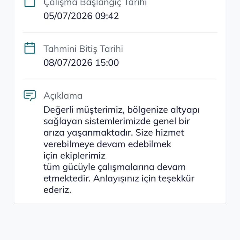 Türk Telekom'da Sürekli Değişen Bakım Saatleri Nedeniyle Uzun Süreli İnternet Kesintisi