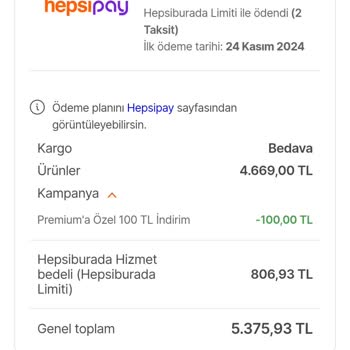 Hepsiburada Premium Müşterisi Olarak İade Ücretinin Ödenmemesi Ve Mağduriyet