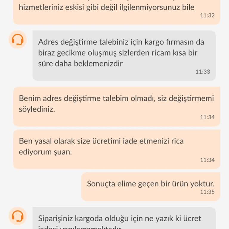 Kargo Otomatı Arızalı Bilgisi Nedeniyle Teslim Edilmemiş Siparişin Ücret İadesi Talebi