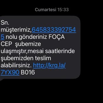 Aras Kargo’nun Eski Foça-Yeni Foça Teslimatında 4 Gün Gecikme Ve Şubeden Alım Zorunluluğu