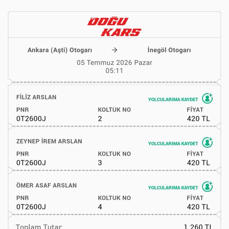 Otobüs Gelmedi, İade Yanıtı Alınamadı