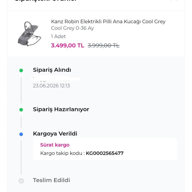 Kargo Takip Numarası Bulunamadı Ve Müşteri Hizmetlerinden Yanıt Gelmeyen Siparişin İptali Ve İadesi